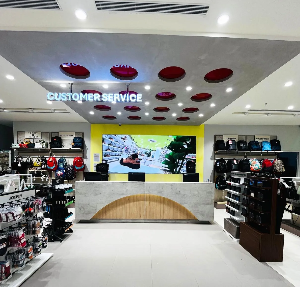 Retail customer service area