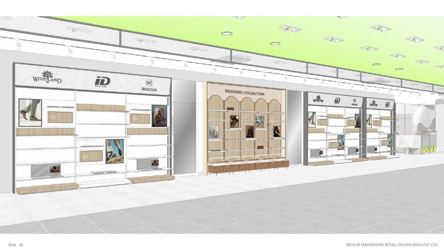3D retail elevation concept