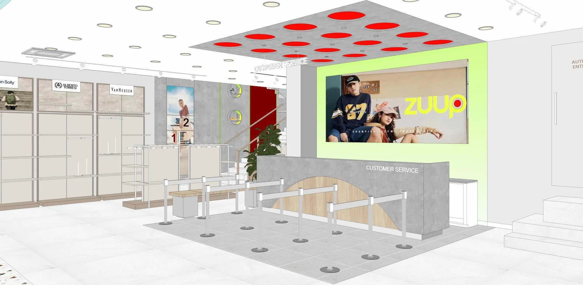 3D retail store concept